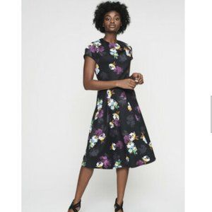 LONG TALL SALLY Fit and Flare Floral Scuba Dress